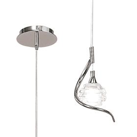 Dali Polished Chrome Ceiling Lights Mantra Single Pendant Dali Polished Chrome Ceiling Lights Mantra Single Pendant